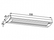 LUMICA Lucia 2 mit Schalter, alufarbig