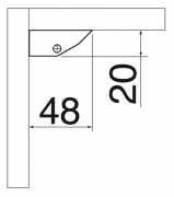 LUMICA Derby LED mit Schalter, alufarbig