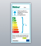 LUMICA Giro LED mit Schalter, silberfarbig