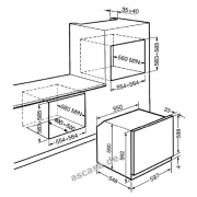 SMEG SF6922NPZE1 Nostalgie Einbaubackofen Multifunktion, schwarz, Energieeffizienzklasse A+, mit 5 Jahren Garantie!