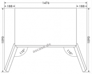 SMEG TR4110 PD1 Kochzentrum, Gaskochfeld, Creme, 110 cm, EEK: A, mit 5 Jahren Garantie!