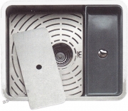 Reginox Niagara inklusive Tropfgitter, Becken links, als Auflagesple, flchenbndige Sple und Unterbausple einbaubar