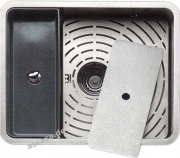 Reginox Niagara inklusive Tropfgitter, Becken rechts, als Auflagesple, flchenbndige Sple und Unterbausple einbaubar