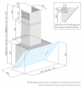 Silverline Pegasus Premium 80 cm PGW 894 W Edelstahl-Weiglas. Mit 5 Jahren Garantie!