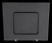 Silverline Porto PRW 653 S Wandhaube, 60 cm Schwarz-Schwarzglas. Mit 5 Jahren Garantie!