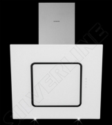 Silverline Porto PRW 953 W Wandhaube, 90 cm Edelstahl-Weissglas. Mit 5 Jahren Garantie!