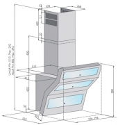 Silverline To the Point Premium TPW 892 W, 80 cm Edelstahl/Weissglas. Mit 5 Jahren Garantie!