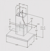 homeier Vento HWH 90 VE-S, Wandhaube schwarz, Umluft, 90 cm, 1403001, Mit 5 Jahren Garantie