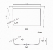 Systemceram KeraDomo MERA 80, Farbe Magnolie, mit 5 Jahren Garantie