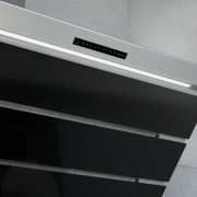 homeier Collado HKH 120 CO-S, Kopffreihaube schwarz, Abluft, 120 cm, 1402020, Mit 5 Jahren Garantie