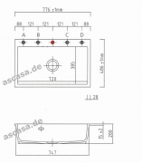 Systemceram KeraDomo MERA 80 F, Farbe Alu, mit 5 Jahren Garantie