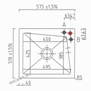 Systemceram KeraDomo CEA 57, Farbe Lava, mit 5 Jahren Garantie