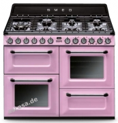 SMEG TR4110 AZD Kochzentrum, Gaskochfeld, Pastellblau, 110 cm, EEK: A, mit 5 Jahren Garantie!