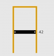 Naber Tablon Sienna 2, Hocker in 10 Farbvarianten erhltlich, Gestell edelstahlfarbig