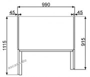 SMEG TR93 BLD Kochzentrum, Gaskochfeld, Schwarz, 90 cm, EEK: A/B, mit 5 Jahren Garantie!