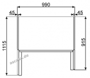 SMEG TR93 IX Kochzentrum, Induktionskochfeld, Edelstahl, 90 cm, EEK: A/B, mit 5 Jahren Garantie!