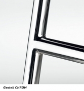 Naber Tablon Dizzy H, Hocker in 5 Farbvarianten erhltlich, Gestell chrom