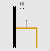Naber Tablon Dizzy H, Hocker in 5 Farbvarianten erhltlich, Gestell chrom