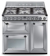 SMEG TR93 PD Kochzentrum, Gaskochfeld, Creme, 90 cm, EEK: A/B, mit 5 Jahren Garantie!