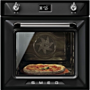 SMEG SFP6925XPZE1 Nostalgie-Einbaubackofen Multifunktion, Edelstahl, EEK: A+, mit 5 Jahren Garantie!