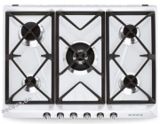 SMEG SR975XGHD Nostalgie-Gaskochfeld, Regler Frontal, Farbe edelstahl, 70 cm, mit 5 Jahren Garantie!