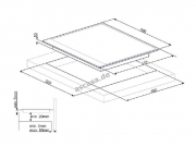 SMEG PI964 P Nostalgie Induktionskochfeld, Rahmen in Creme, 60 cm, mit 5 Jahren Garantie!