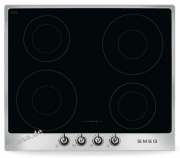 SMEG PI964 P Nostalgie Induktionskochfeld, Rahmen in Creme, 60 cm, mit 5 Jahren Garantie!