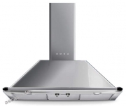 Smeg KT90 BLE Dekor-Kaminwandhaube, Schwarz, 90 cm, Energieeffizienzklasse A, mit 5 Jahren Garantie!