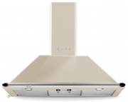 Smeg KTR90 XE Dekor-Kaminwandhaube, Edelstahl, 90 cm, Energieeffizienzklasse A, mit 5 Jahren Garantie!