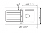 Schock Typos D-100 S A Einbau/Auflage, Croma