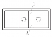 Villeroy & Boch Subway 80, Farbe I2 Cappuccino, Classicline
