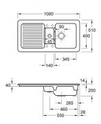 Villeroy & Boch Condor 60, Farbe KR Crema, Classicline
