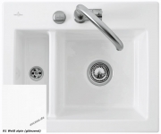Villeroy & Boch Subway 60 XM, Farbe R1 Weiss alpin, Classicline