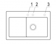 Villeroy & Boch Subway 45, Farbe KT White Pearl, Trendline, Becken rechts oder Becken links
