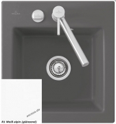 Villeroy & Boch Subway 45 XS, Farbe R1 Weiss alpin, Classicline