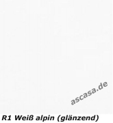 Villeroy & Boch Subway 60 XL Flat, Farbe R1 Weiss alpin, Classicline, Becken rechts oder Becken links