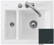 Villeroy & Boch Subway 60 XM flat, Farbe S5 Ebony, Premiumline