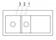 Villeroy & Boch Subway 60 XR Flat, Farbe i4 Graphit, Classicline, Becken rechts oder Becken links