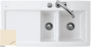 Villeroy & Boch Subway 60 XR Flat, Farbe FU Ivory, Classicline, Becken rechts oder Becken links