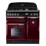 Falcon Classic 90, Range Cooker, Gaskochfeld, 90 cm, Farbe Cranberry, mit 5 Jahren Garantie!