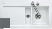 Villeroy & Boch Subway 50 flat, Farbe i4 Graphit, Classicline, Becken rechts oder Becken links