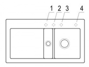 Villeroy & Boch Subway 50 flat, Farbe J0 Chromit, Premiumline, Becken rechts oder Becken links