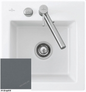 Villeroy & Boch Subway 45 XS flat, Farbe i4 Graphit, Classicline