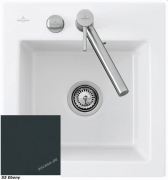 Villeroy & Boch Subway 45 XS flat, Farbe S5 Ebony, Premiumline