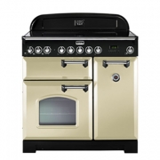 Falcon Classic Deluxe 90, Range Cooker, Induktionskochfeld, 90 cm, Farbe Racing Green, mit 5 Jahren Garantie!