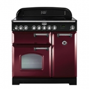 Falcon Classic Deluxe 90, Range Cooker, Glaskeramikkochfeld, 90 cm, Farbe Racing Green, mit 5 Jahren Garantie!