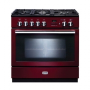 Falcon Professional+ FXP 90, Range Cooker, Gaskochfeld, 90 cm, Farbe Cranberry, mit 5 Jahren Garantie!