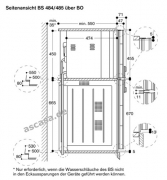 Gaggenau BS 484 111, Dampfbackofen Serie 400, Rechtsanschlag. Mit 5 Jahren Garantie!