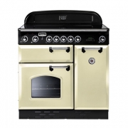 Falcon Classic 90, Range Cooker, Glaskeramikkochfeld, 90 cm, Farbe Cranberry, mit 5 Jahren Garantie!