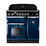Falcon Classic 90, Range Cooker, Glaskeramikkochfeld, 90 cm, Farbe Cranberry, mit 5 Jahren Garantie!